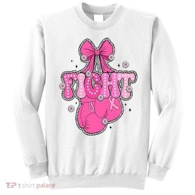 Breast Cancer Awareness Boxing Glove Sweatshirt