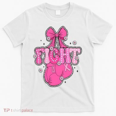 Breast Cancer Awareness Boxing Glove T-Shirt