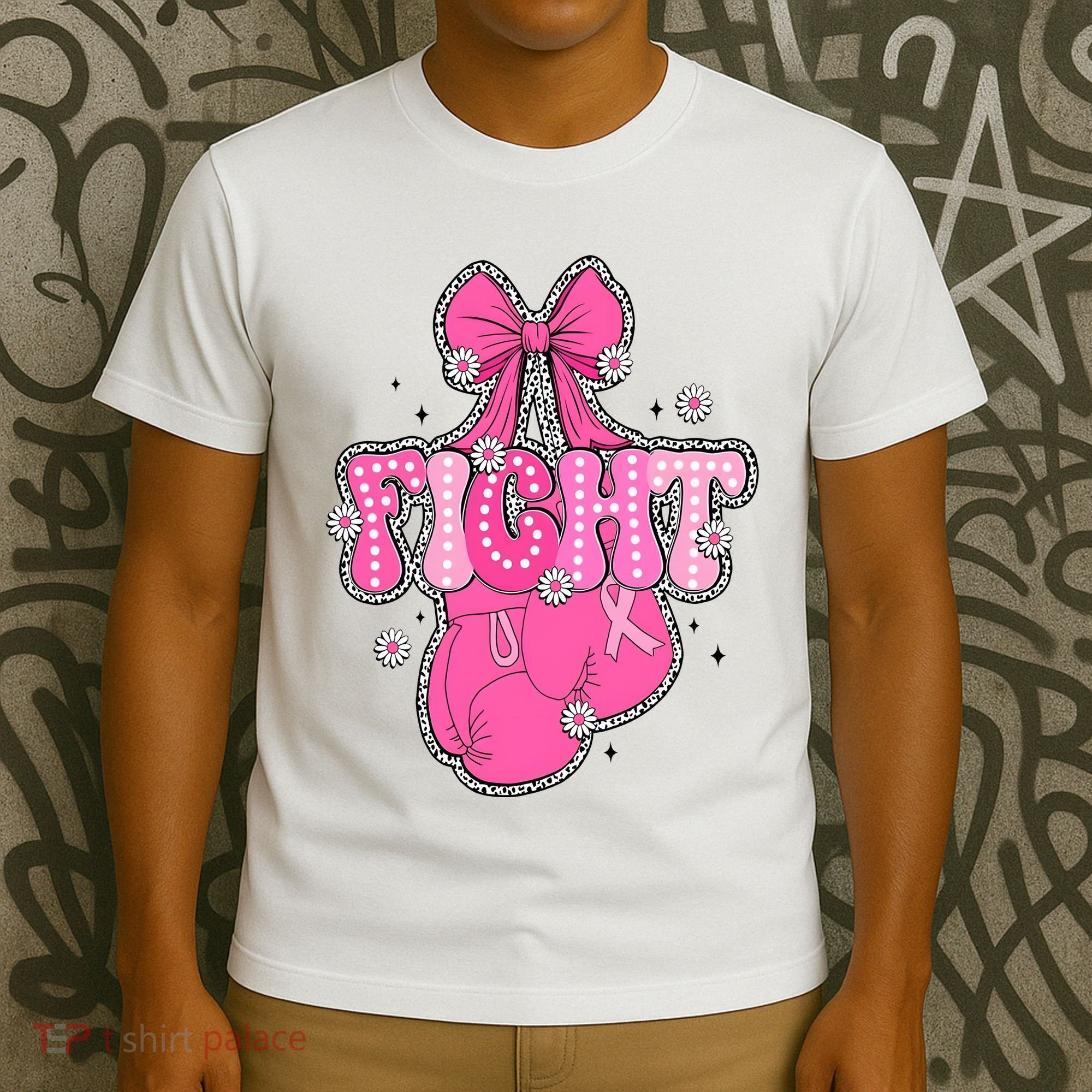 Breast Cancer Awareness Boxing Glove T-Shirt