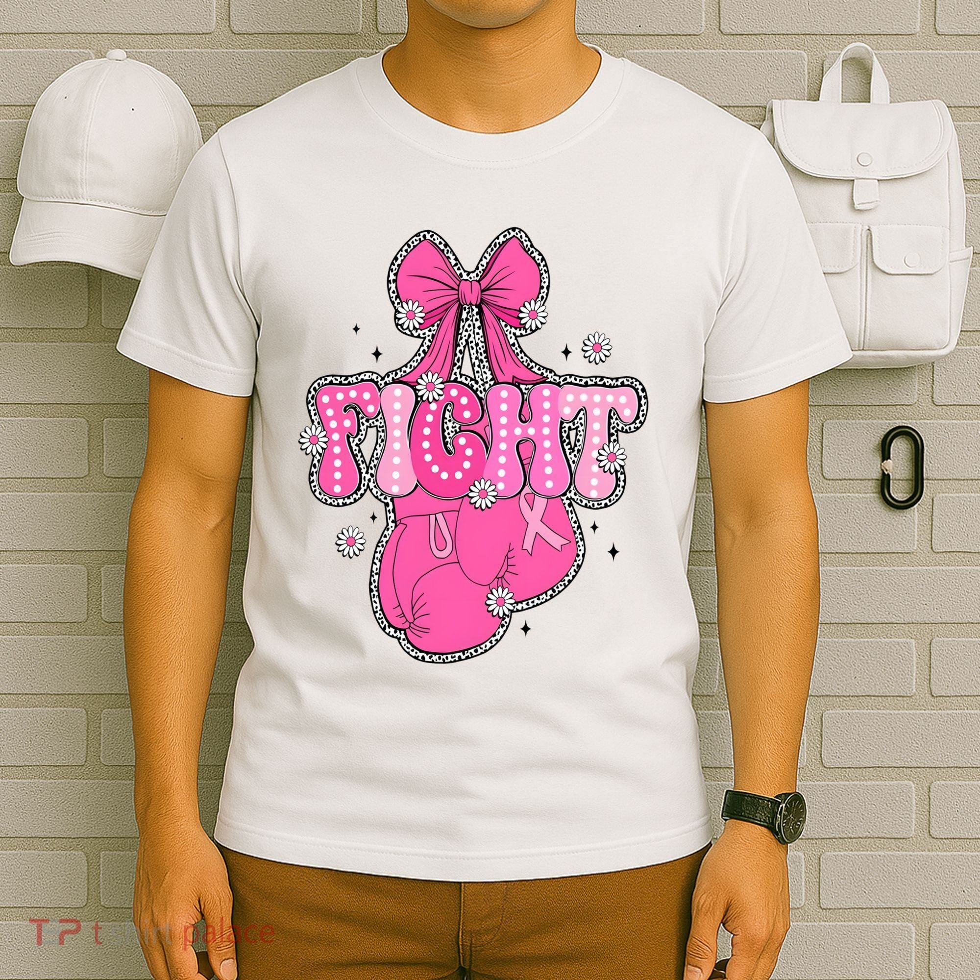 Breast Cancer Awareness Boxing Glove T-Shirt