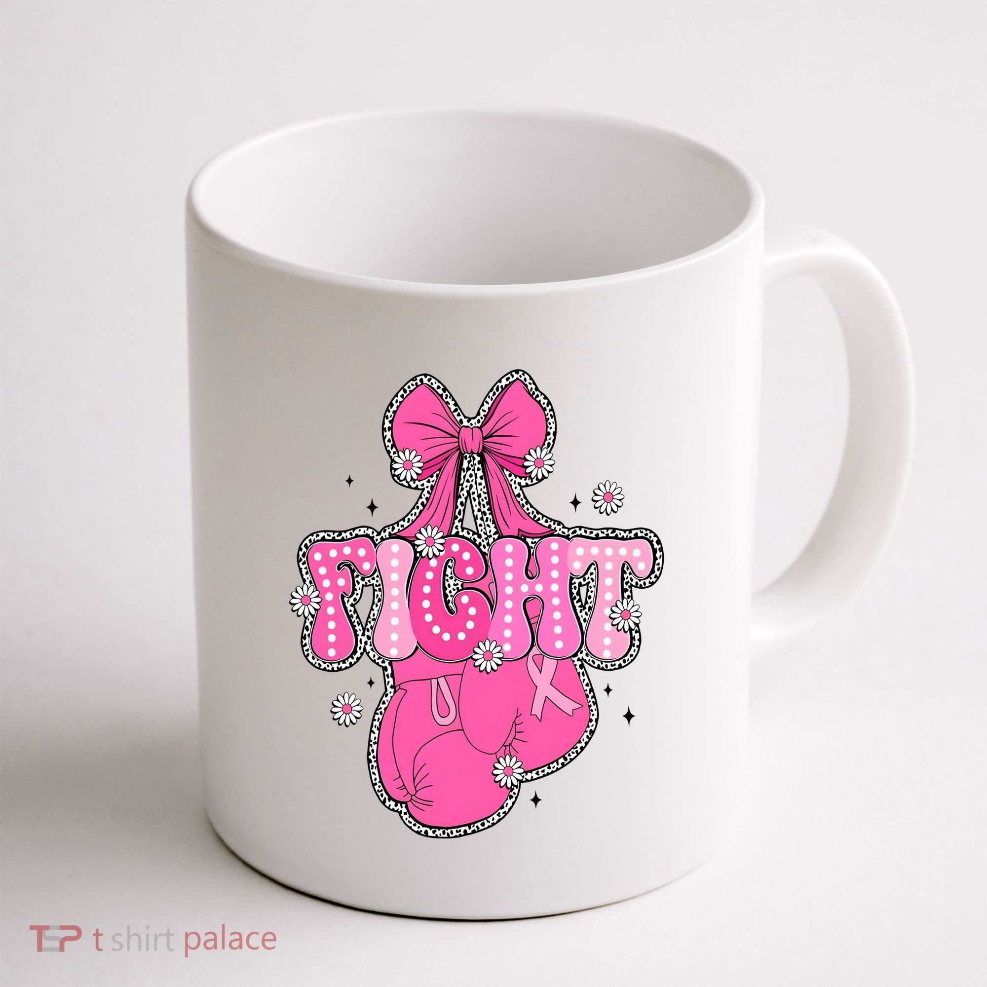 Breast Cancer Awareness Boxing Glove Coffee Mug