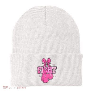 Breast Cancer Awareness Boxing Glove Beanie