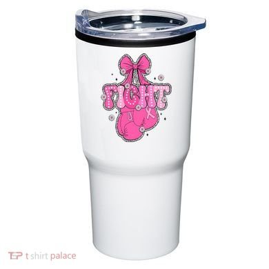 Breast Cancer Awareness Boxing Glove Tumbler