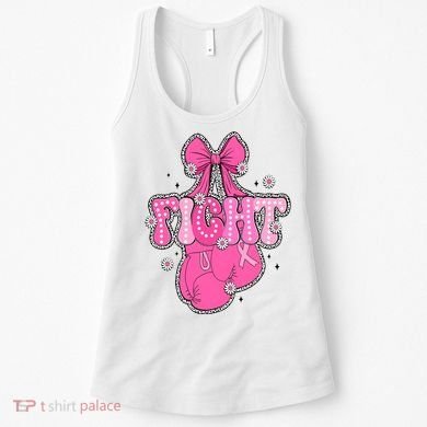 Breast Cancer Awareness Boxing Glove Women's Tank Top