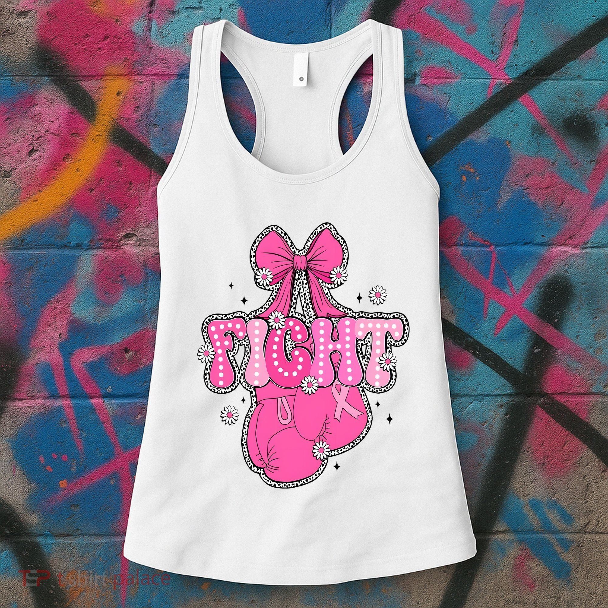 Breast Cancer Awareness Boxing Glove Women's Tank Top