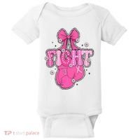 Breast Cancer Awareness Boxing Glove Baby Bodysuit thumb 0