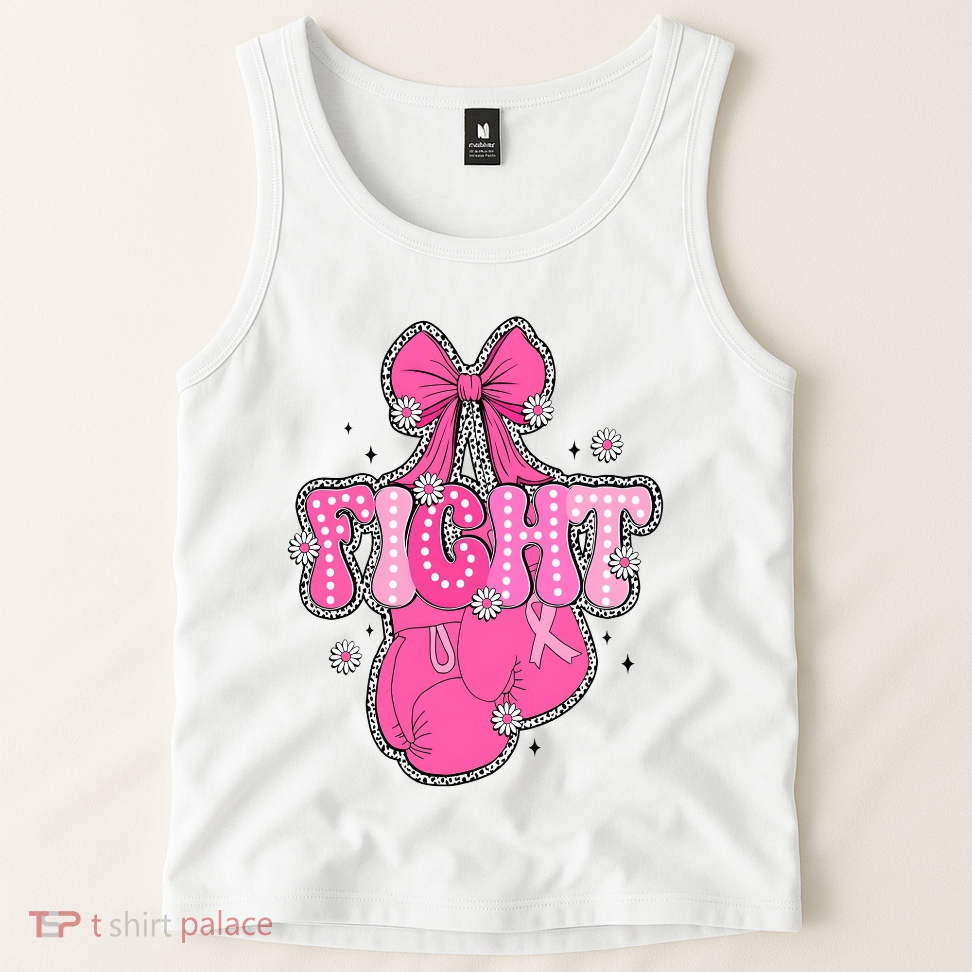 Breast Cancer Awareness Boxing Glove Tank Top