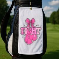 Breast Cancer Awareness Boxing Glove Golf Towel thumb 2