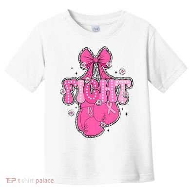 Breast Cancer Awareness Boxing Glove Toddler T-Shirt