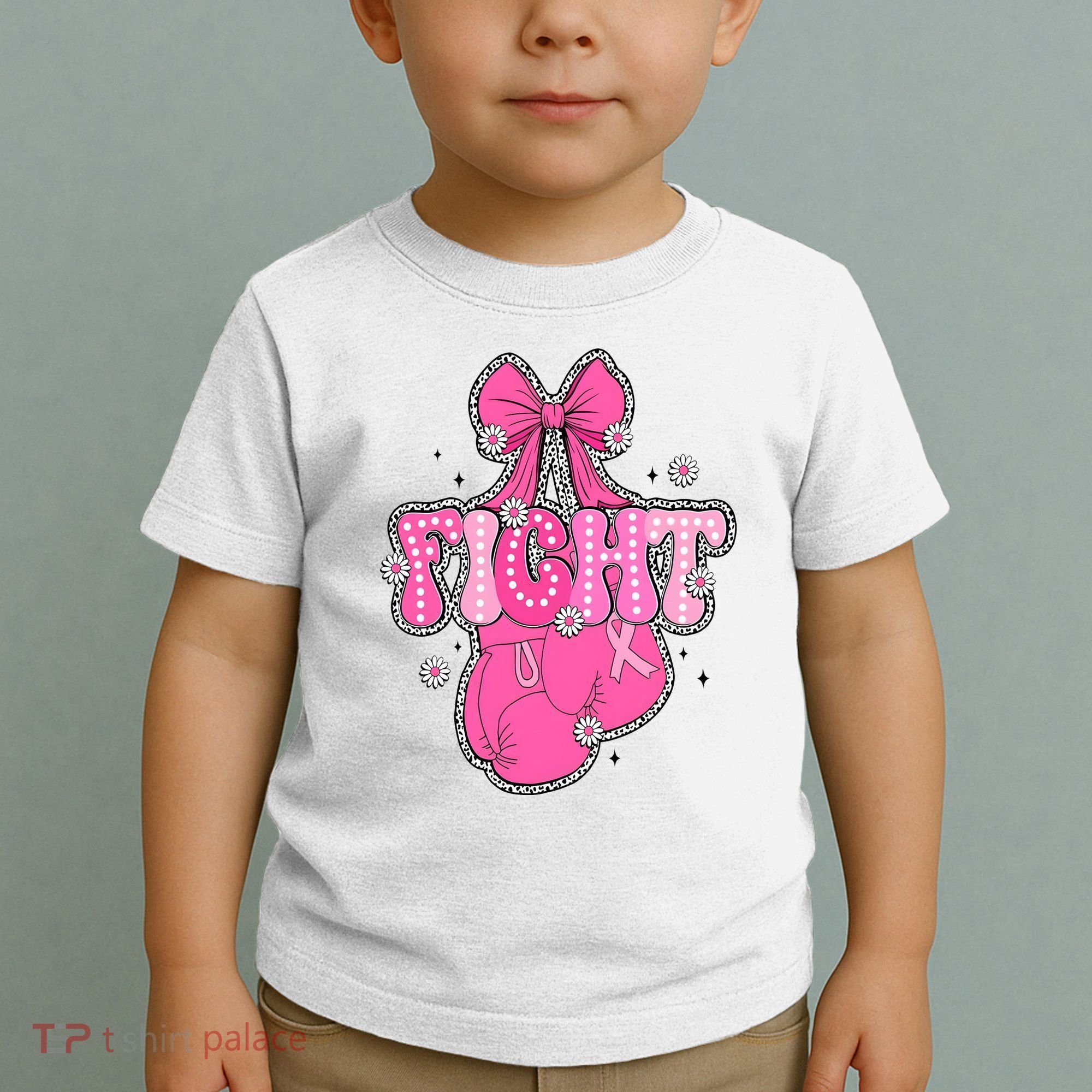 Breast Cancer Awareness Boxing Glove Toddler T-Shirt