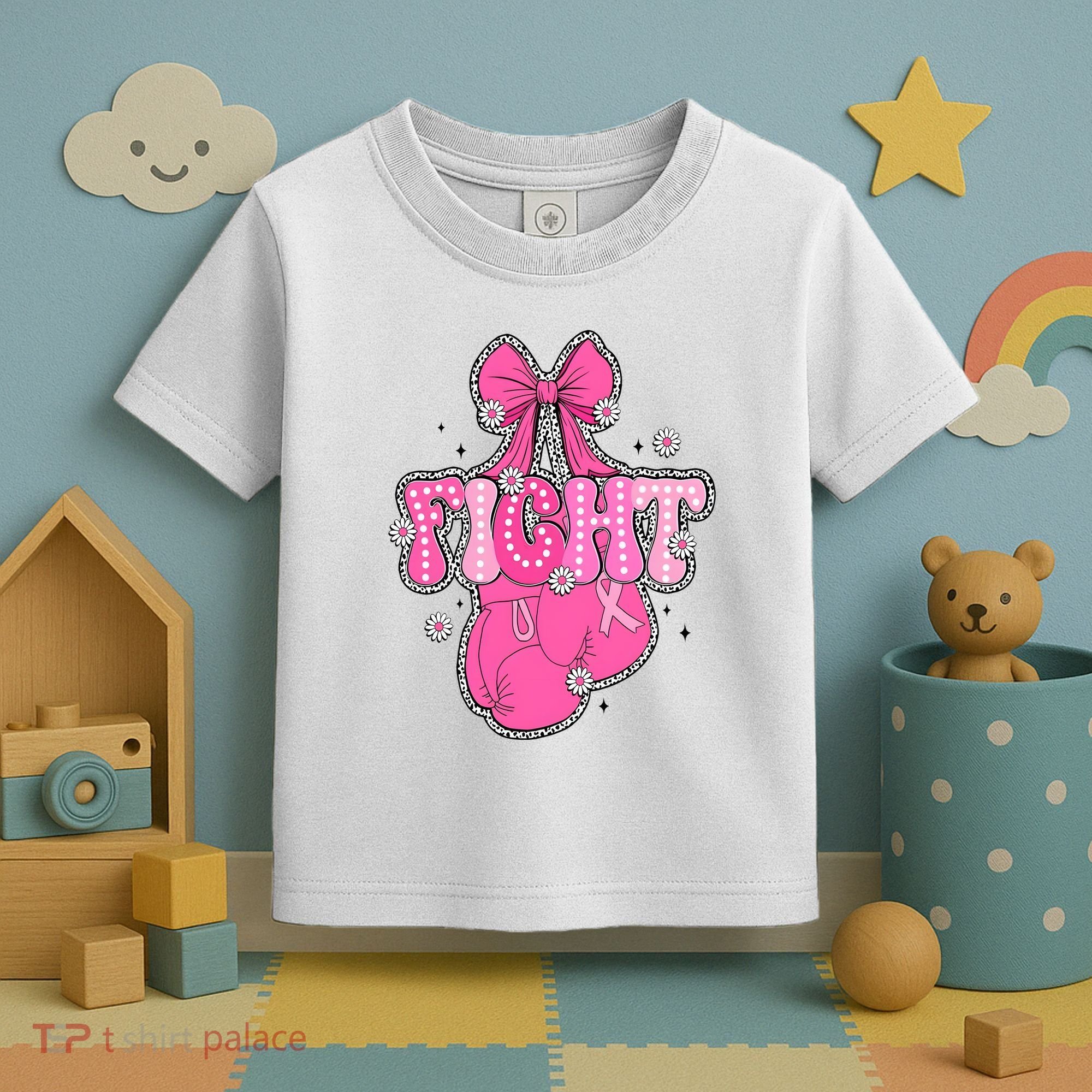 Breast Cancer Awareness Boxing Glove Toddler T-Shirt