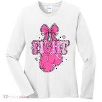 Breast Cancer Awareness Boxing Glove Women's Long Sleeve Shirt thumb 0