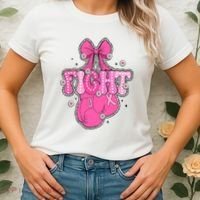 Breast Cancer Awareness Boxing Glove Women's T-Shirt thumb 2