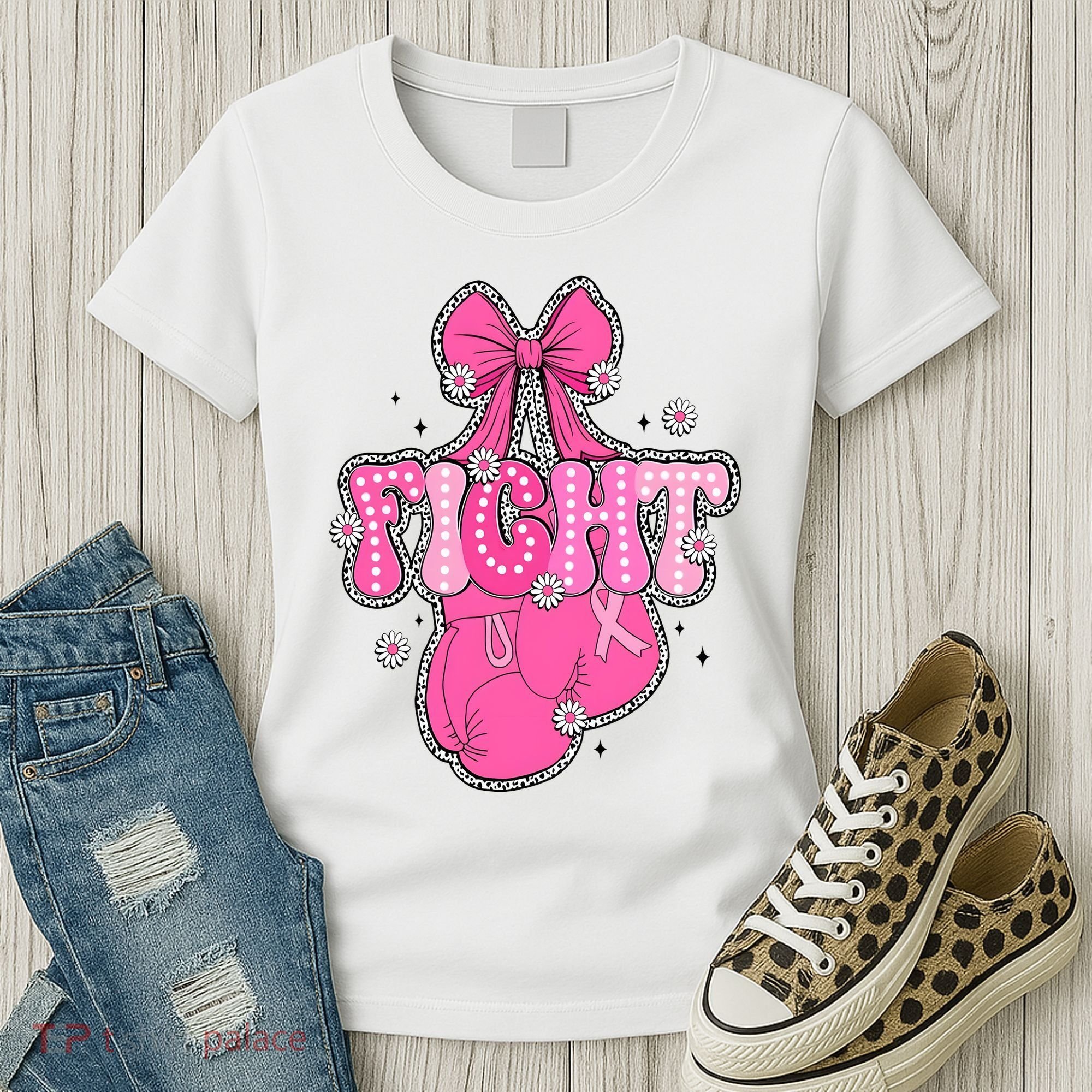 Breast Cancer Awareness Boxing Glove Women's T-Shirt