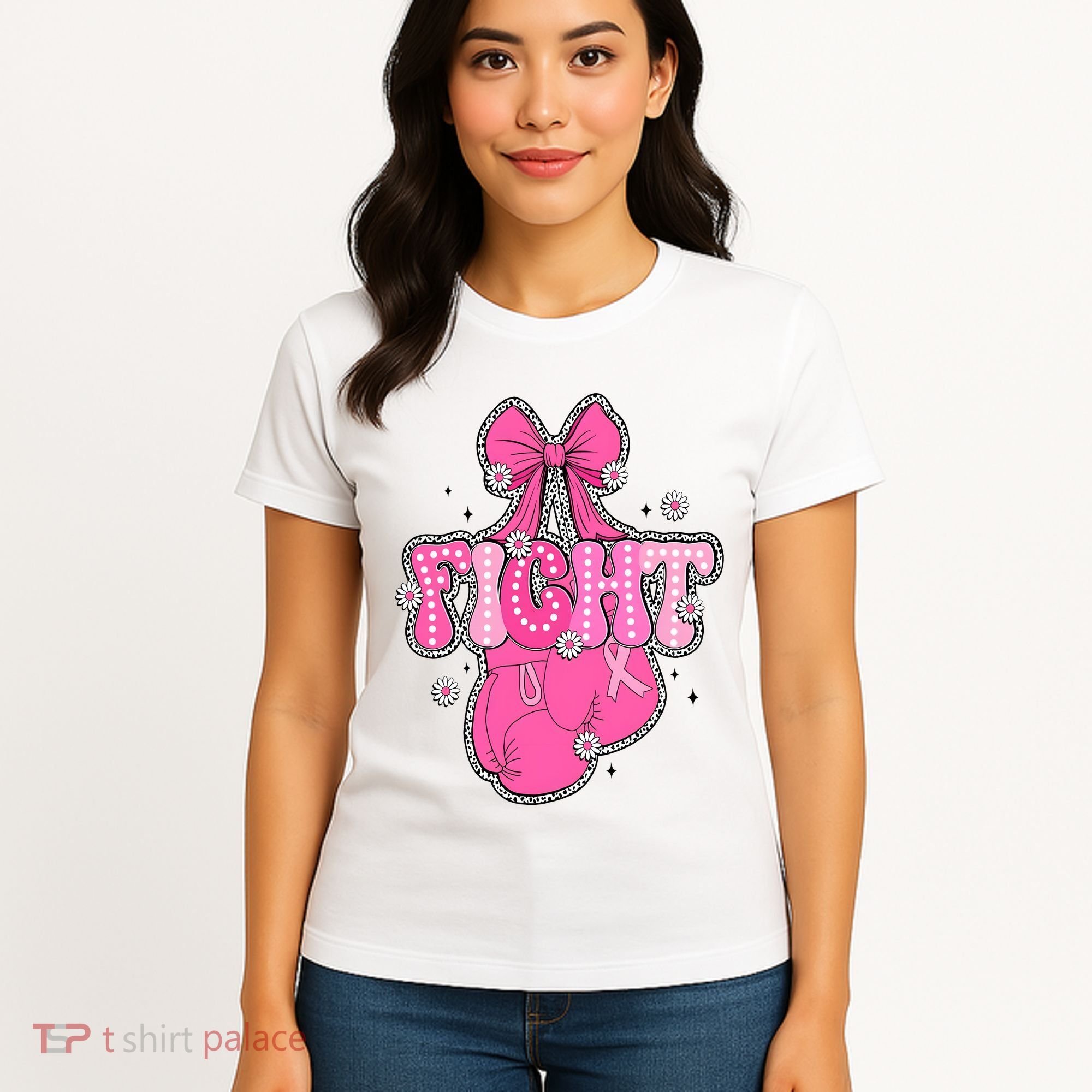 Breast Cancer Awareness Boxing Glove Women's T-Shirt