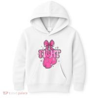Breast Cancer Awareness Boxing Glove Kids Hoodie thumb 0