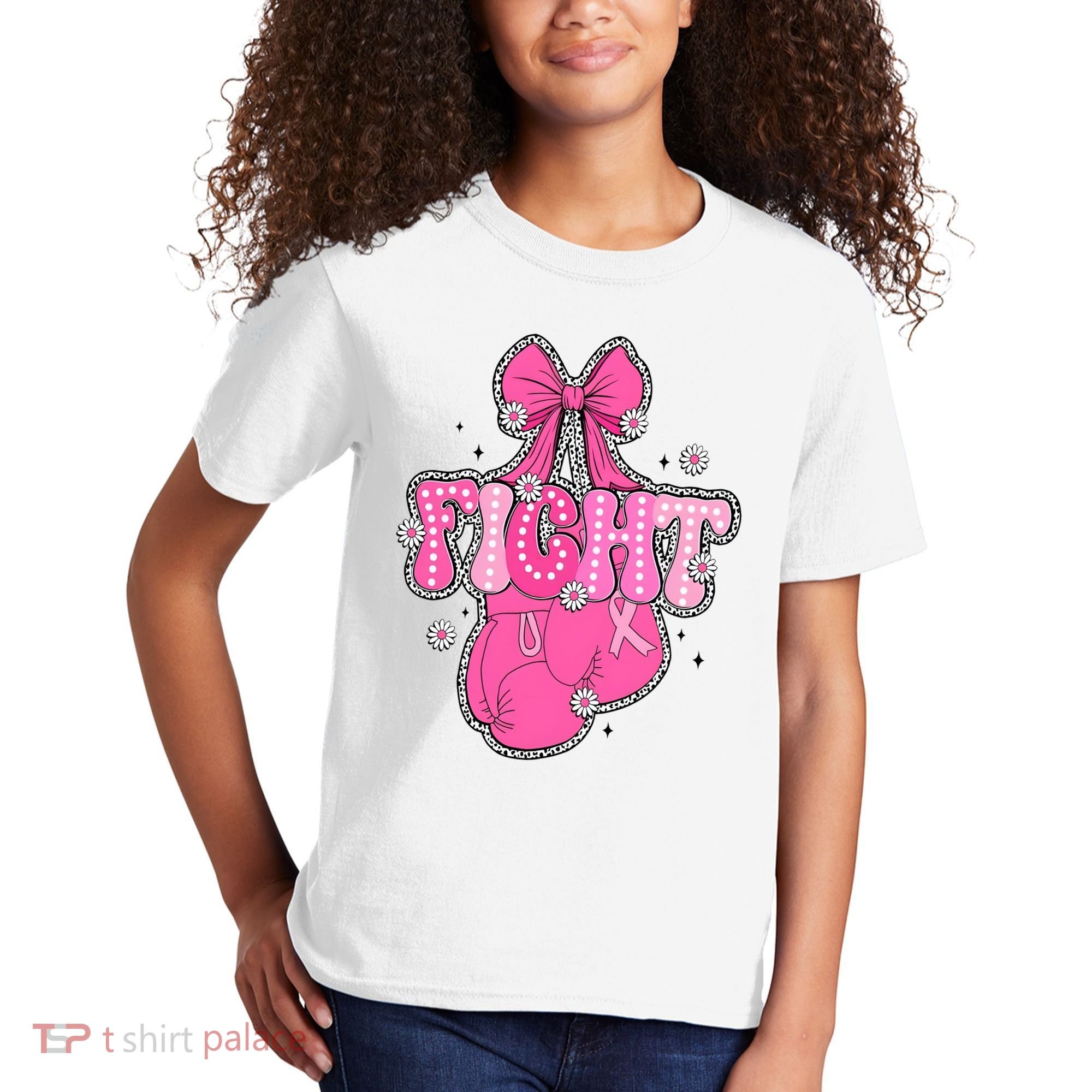 Breast Cancer Awareness Boxing Glove Kids T-Shirt
