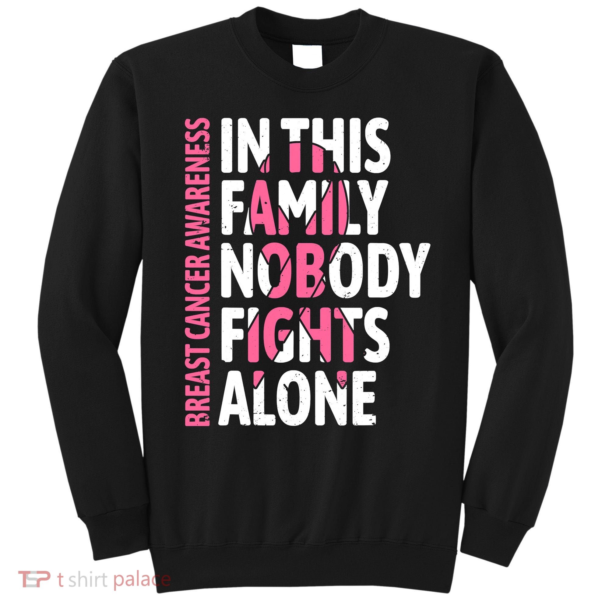 Breast Cancer Awareness Family Support Squad Breast Cancer Sweatshirt
