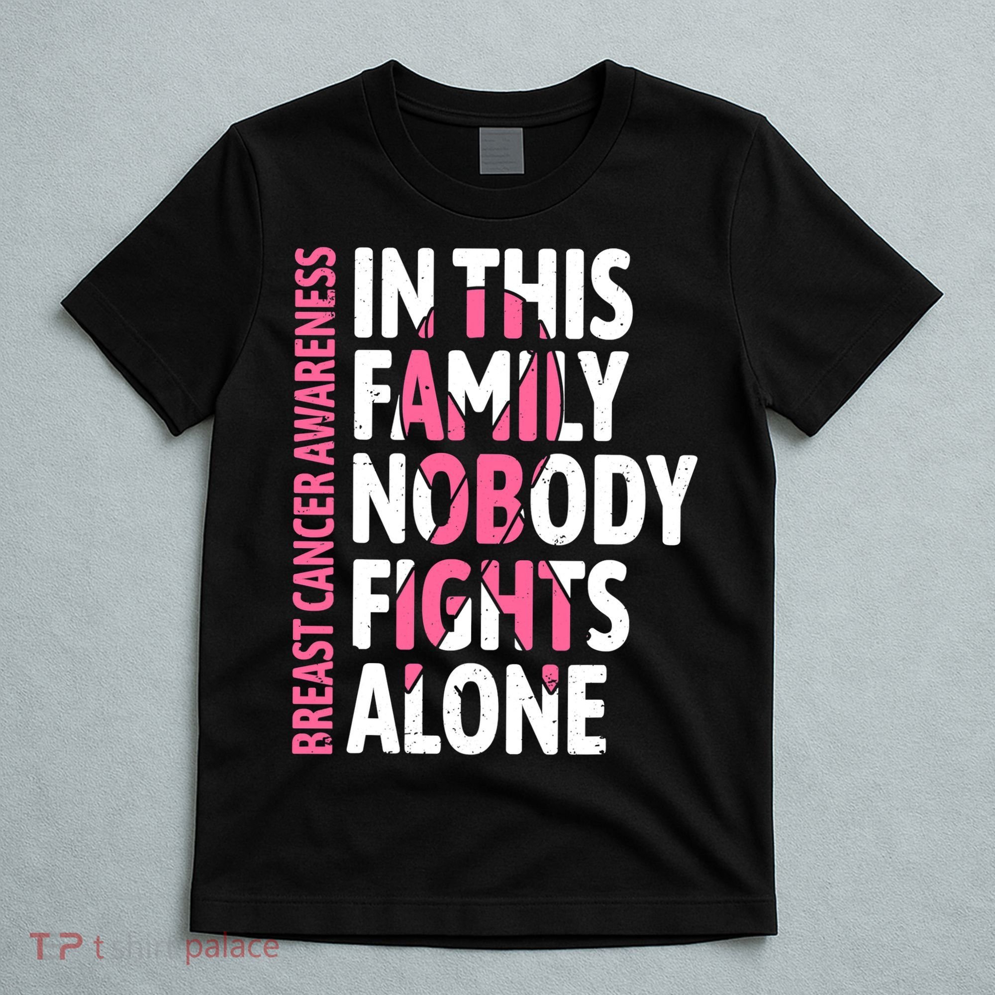 Breast Cancer Awareness Family Support Squad Breast Cancer T-Shirt