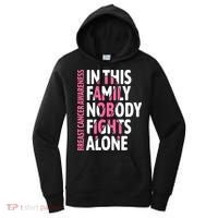 Breast Cancer Awareness Family Support Squad Breast Cancer Women's Hoodie thumb 0