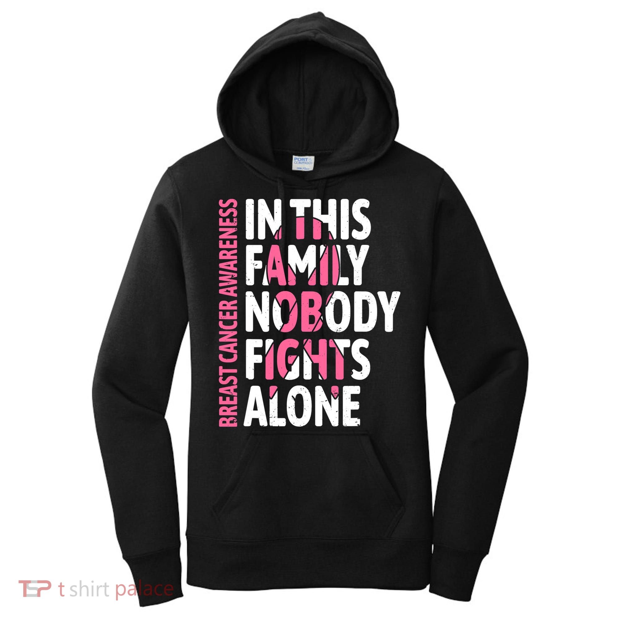 Breast Cancer Awareness Family Support Squad Breast Cancer Women's Hoodie
