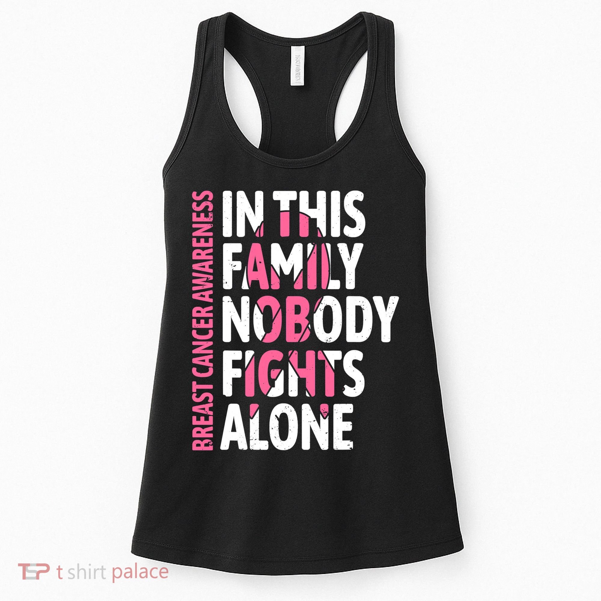 Breast Cancer Awareness Family Support Squad Breast Cancer Women's Tank Top