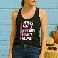 Breast Cancer Awareness Family Support Squad Breast Cancer Women's Tank Top thumb 2