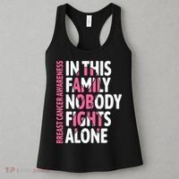 Breast Cancer Awareness Family Support Squad Breast Cancer Women's Tank Top thumb 3