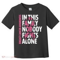 Breast Cancer Awareness Family Support Squad Breast Cancer Toddler T-Shirt thumb 0