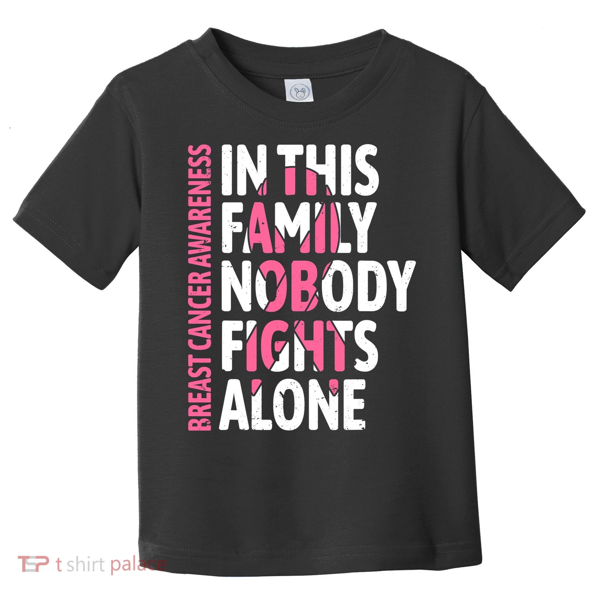 Breast Cancer Awareness Family Support Squad Breast Cancer Toddler T-Shirt