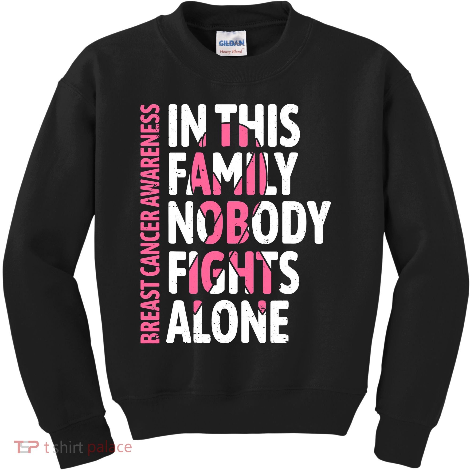 Breast Cancer Awareness Family Support Squad Breast Cancer Kids Sweatshirt