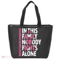Breast Cancer Awareness Family Support Squad Breast Cancer Tote Bag thumb 0