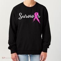 Breast Cancer Awareness Pink Ribbon Survivor Women's Sweatshirt thumb 0