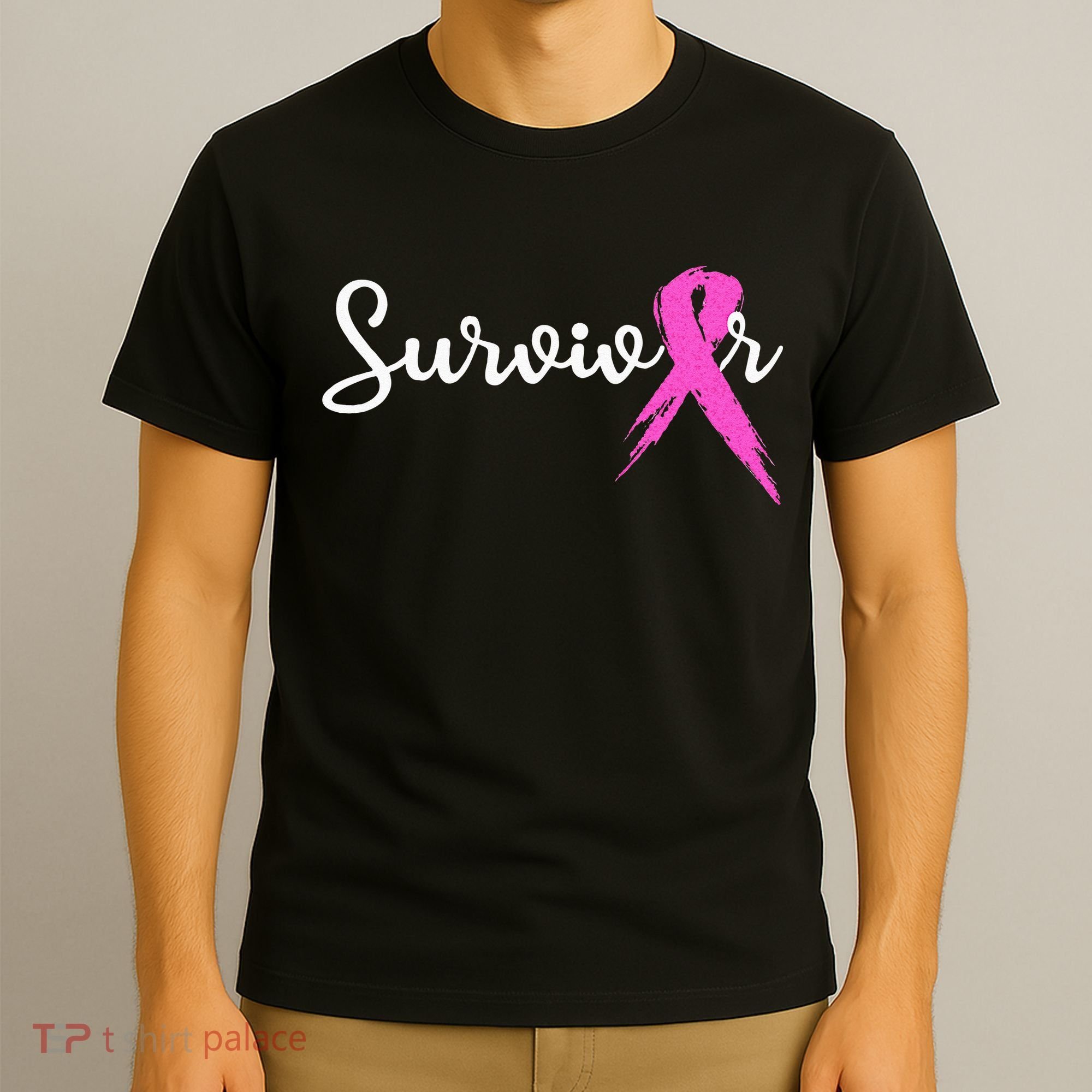 Breast Cancer Awareness Pink Ribbon Survivor T-Shirt