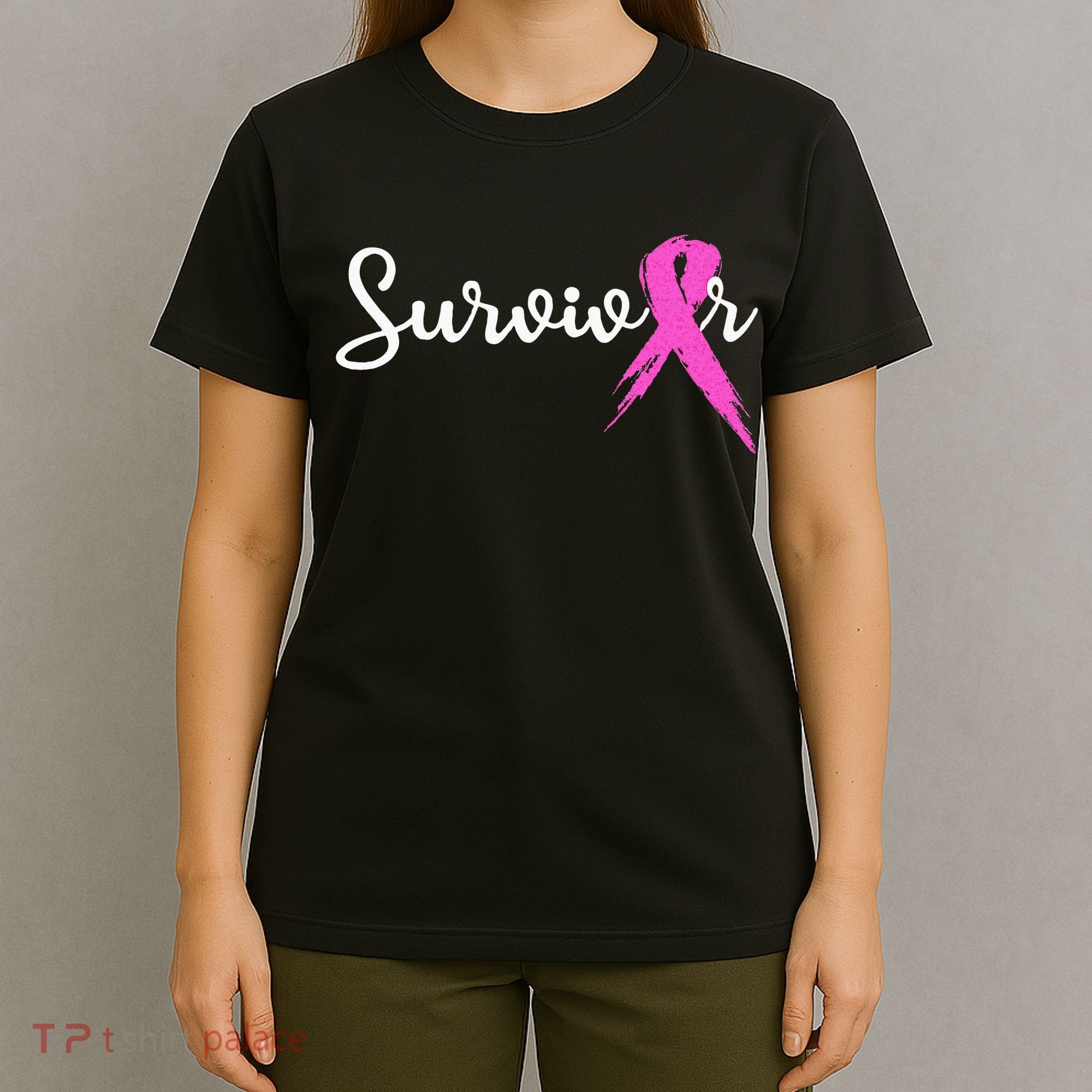 Breast Cancer Awareness Pink Ribbon Survivor T-Shirt