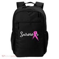 Breast Cancer Awareness Pink Ribbon Survivor Backpack thumb 0