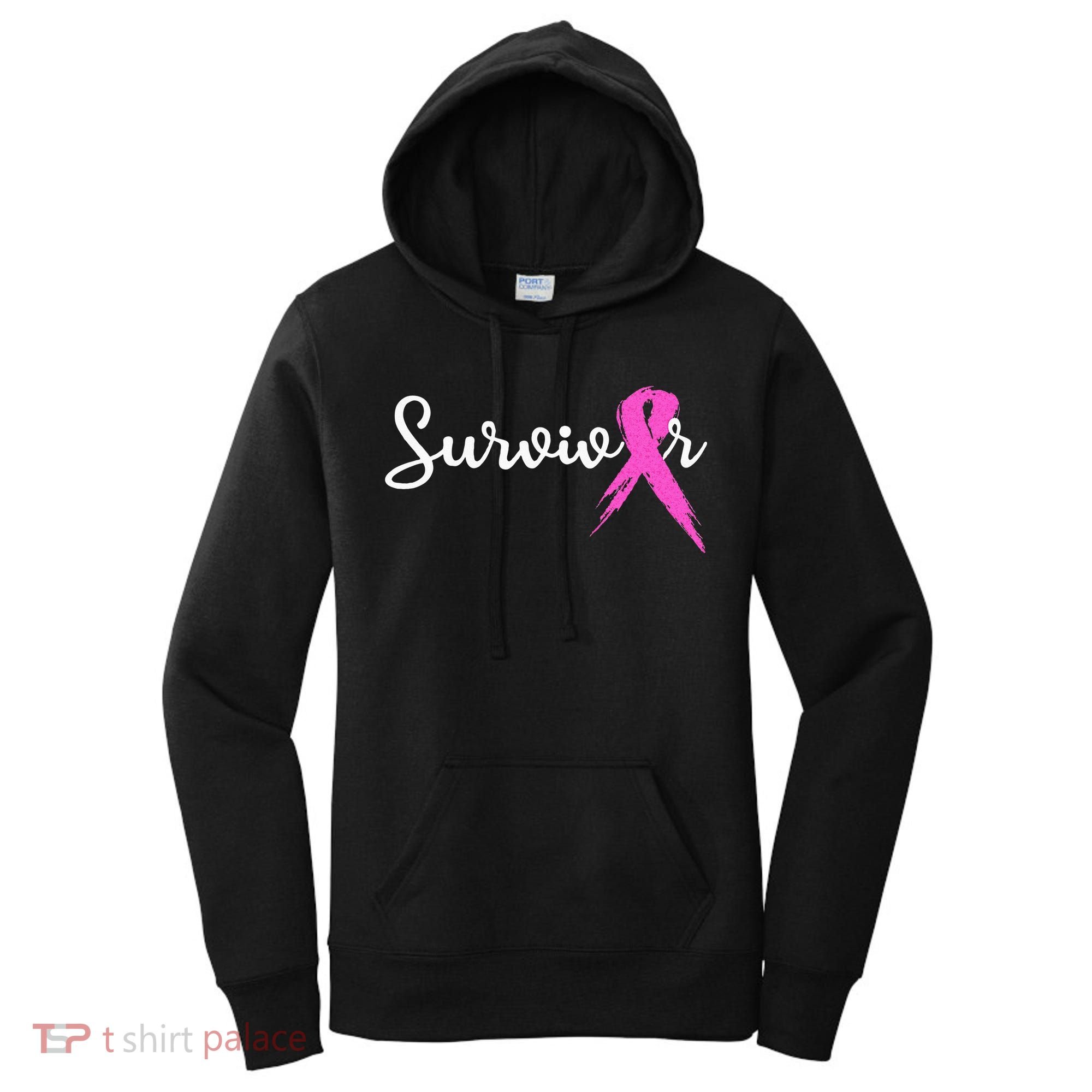 Breast Cancer Awareness Pink Ribbon Survivor Women's Hoodie