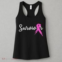 Breast Cancer Awareness Pink Ribbon Survivor Women's Tank Top thumb 3