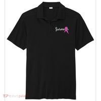 Breast Cancer Awareness Pink Ribbon Survivor Sport-Tek Posi-UV Pro Polo thumb 0
