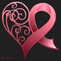Breast Cancer Awareness Ribbon Heart Pattern Hat thumb 2