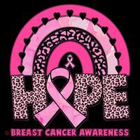 Breast Cancer Awareness Pink Leopard Print Rainbow Tank Top thumb 6