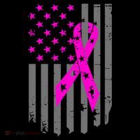 Breast Cancer Awareness Ribbon American Flag Coffee Mug thumb 5