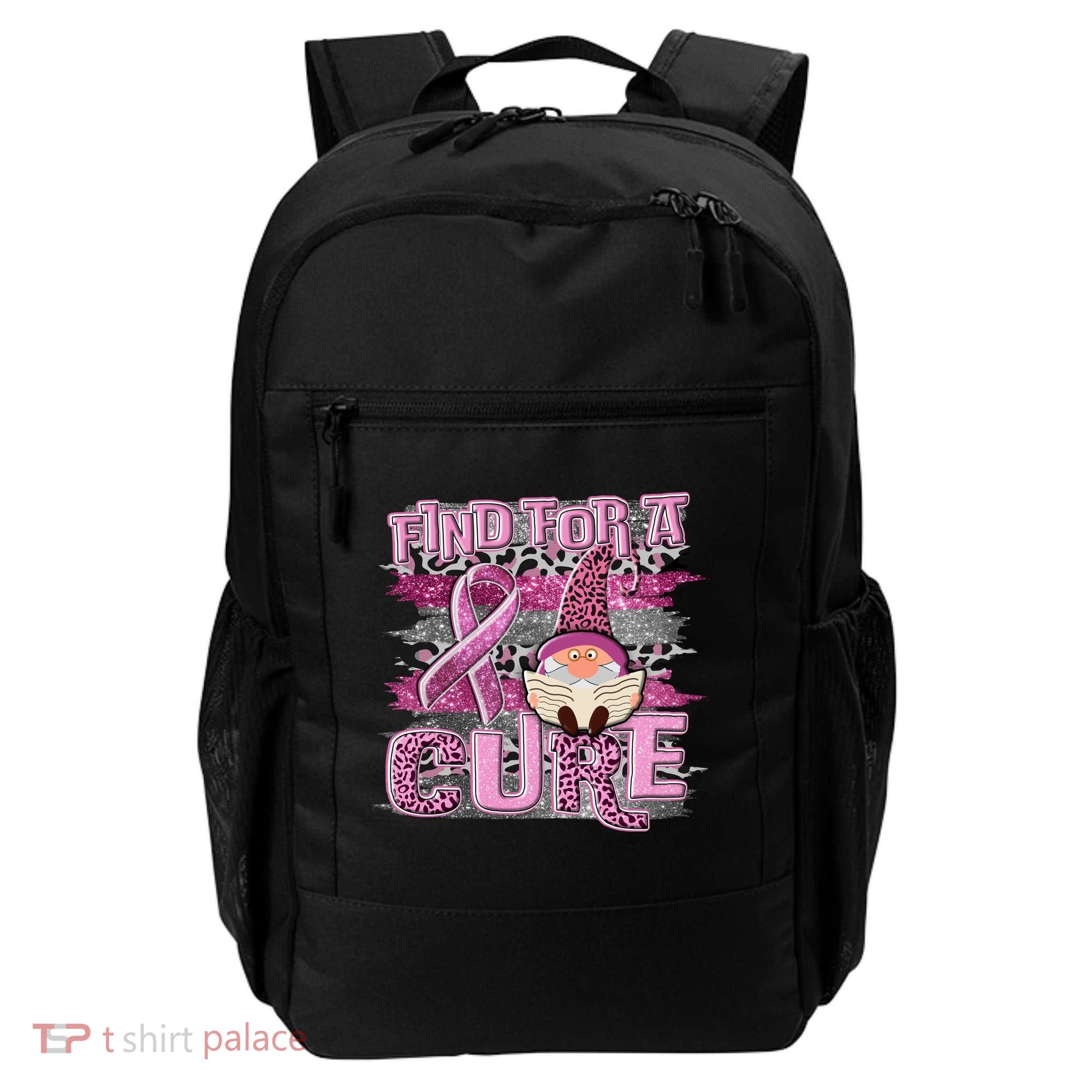 Breast Cancer Awareness Find For A Cure Backpack
