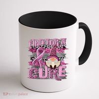 Breast Cancer Awareness Find For A Cure Coffee Mug thumb 1