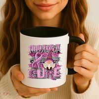 Breast Cancer Awareness Find For A Cure Coffee Mug thumb 3