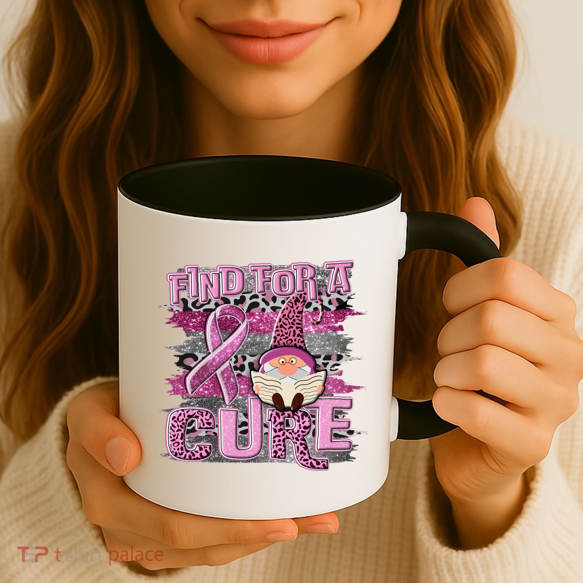 Breast Cancer Awareness Find For A Cure Coffee Mug