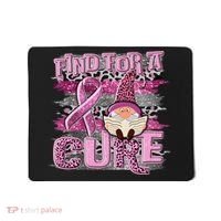 Breast Cancer Awareness Find For A Cure Mousepad thumb 0