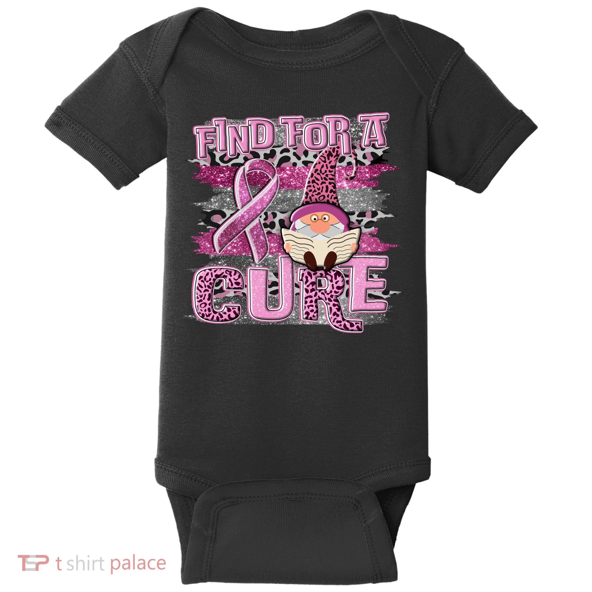 Breast Cancer Awareness Find For A Cure Baby Bodysuit
