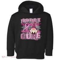 Breast Cancer Awareness Find For A Cure Toddler Hoodie thumb 0