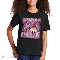 Breast Cancer Awareness Find For A Cure Kids T-Shirt thumb 2
